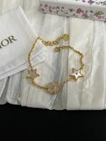 Dior D Dice Star Metal Gold Bracelets
