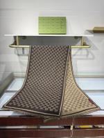 Gucci Brown GG Wool Scarf