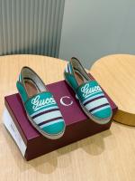 Gucci Alonso Espadrilles Flat Green