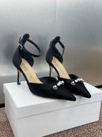 Dior Paris Black Fabric Pumps 70MM