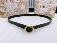 Dior Chic Belt Black Smooth Calfskin 20MM