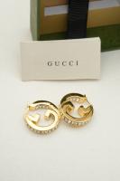 Gucci Blondie Crystal Hoop Earrings