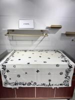 Chanel White Silk Square Scarf